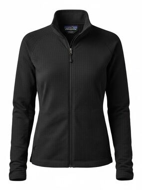 Patagonia Black Lightweight Zip-Up Jacket